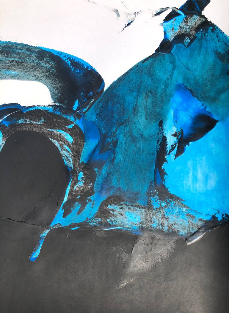 Original Abstract Expressionism Abstract Painting by Aurelija Werger