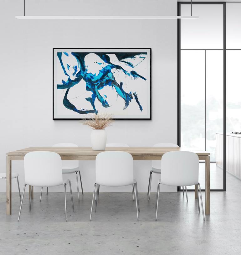 Original Abstract Expressionism Abstract Painting by Aurelija Werger