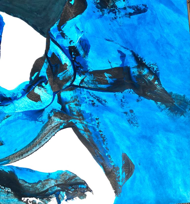 Original Abstract Expressionism Abstract Painting by Aurelija Werger