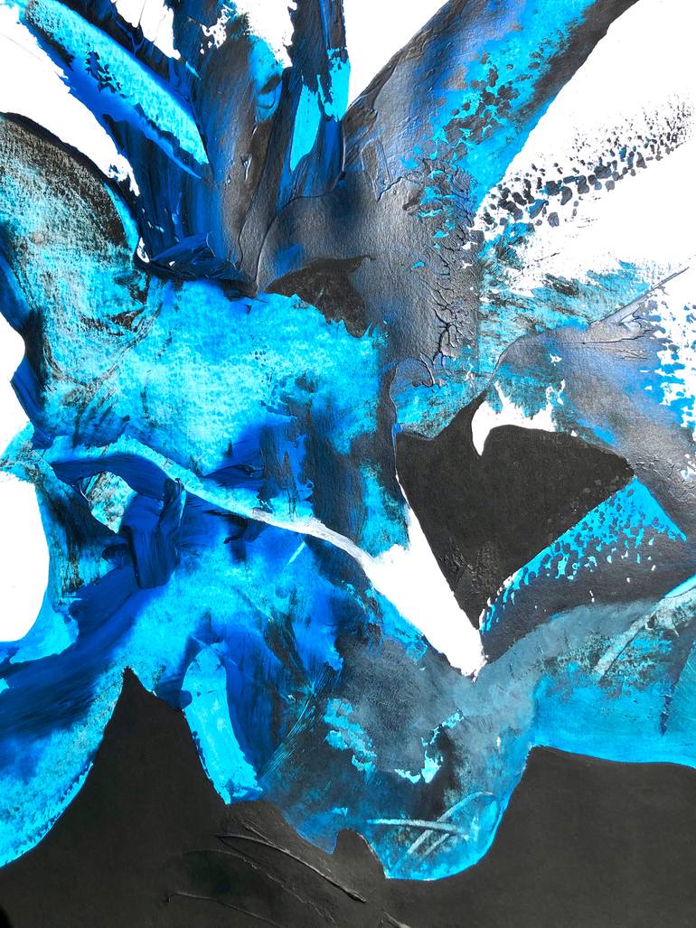 Original Abstract Expressionism Abstract Painting by Aurelija Werger