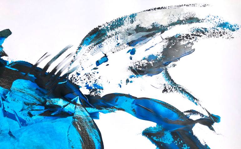 Original Abstract Expressionism Abstract Painting by Aurelija Werger