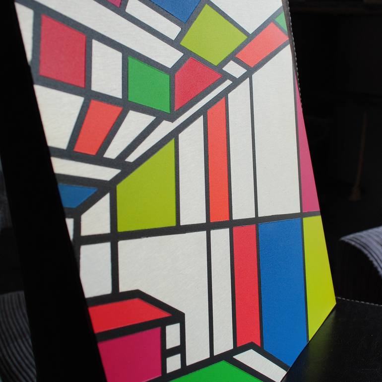 Original Minimalism Abstract Painting by Ben Backgroundcamel