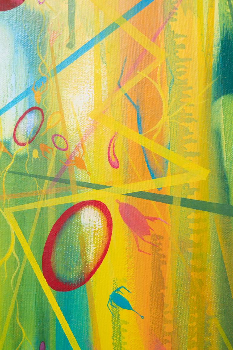 Original Abstract Painting by Jack Carberry-Todd