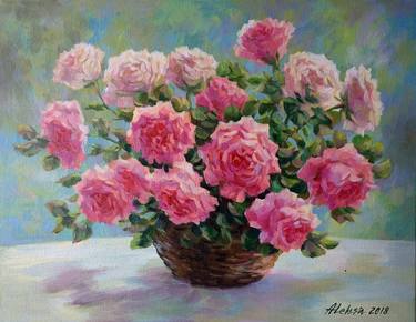 Original Impressionism Floral Paintings by Aleksa Assembler