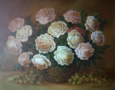 Original Baroque Still Life Paintings by Aleksa Assembler