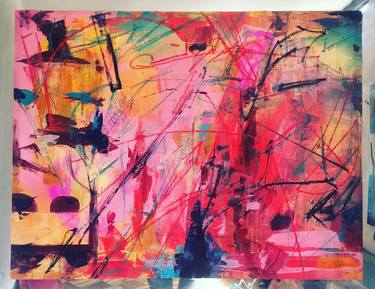 Print of Abstract Expressionism Graffiti Paintings by Santiago Castro