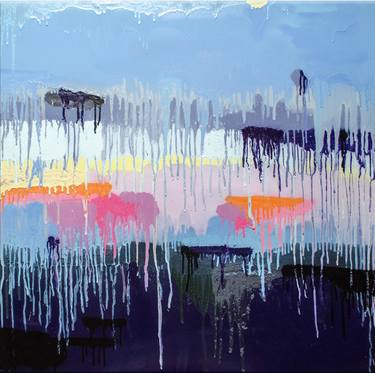 Original Abstract Landscape Paintings by Santiago Castro