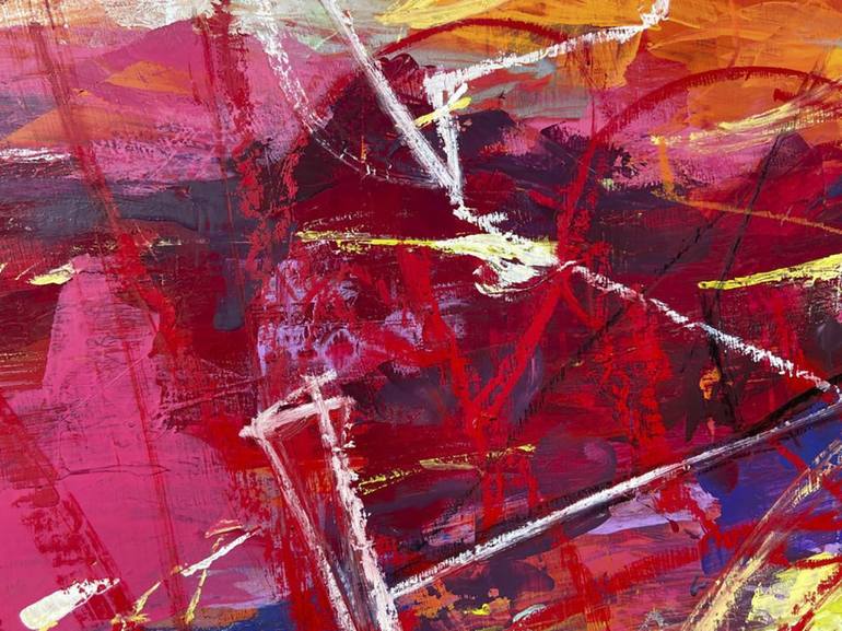 Original Abstract Painting by Santiago Castro