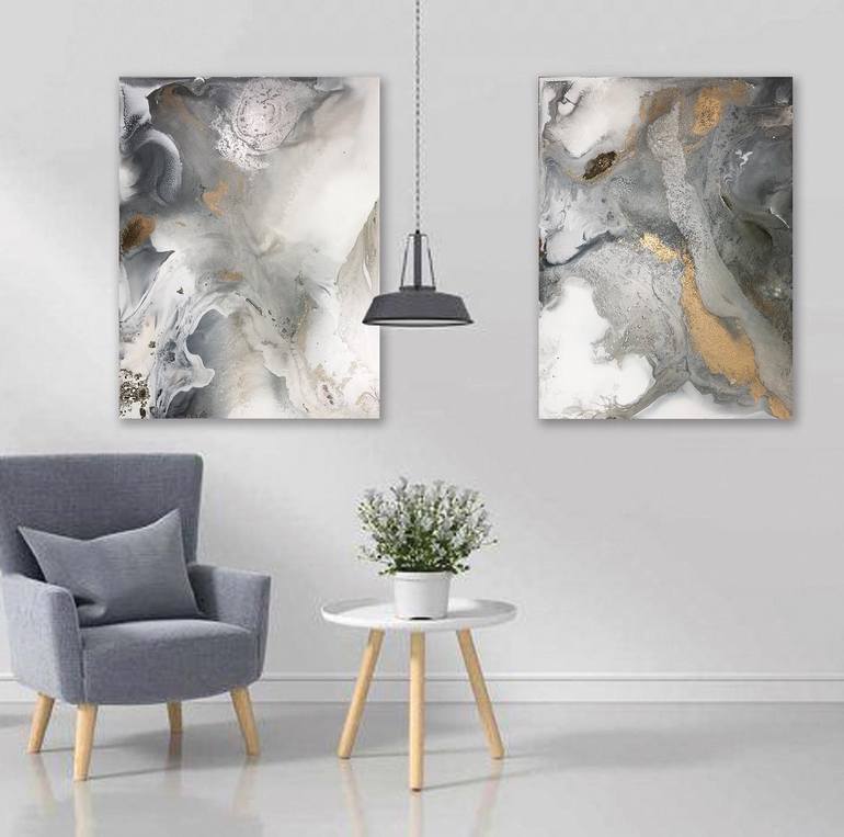 Autumn Fog Painting by Yuliia Palij | Saatchi Art