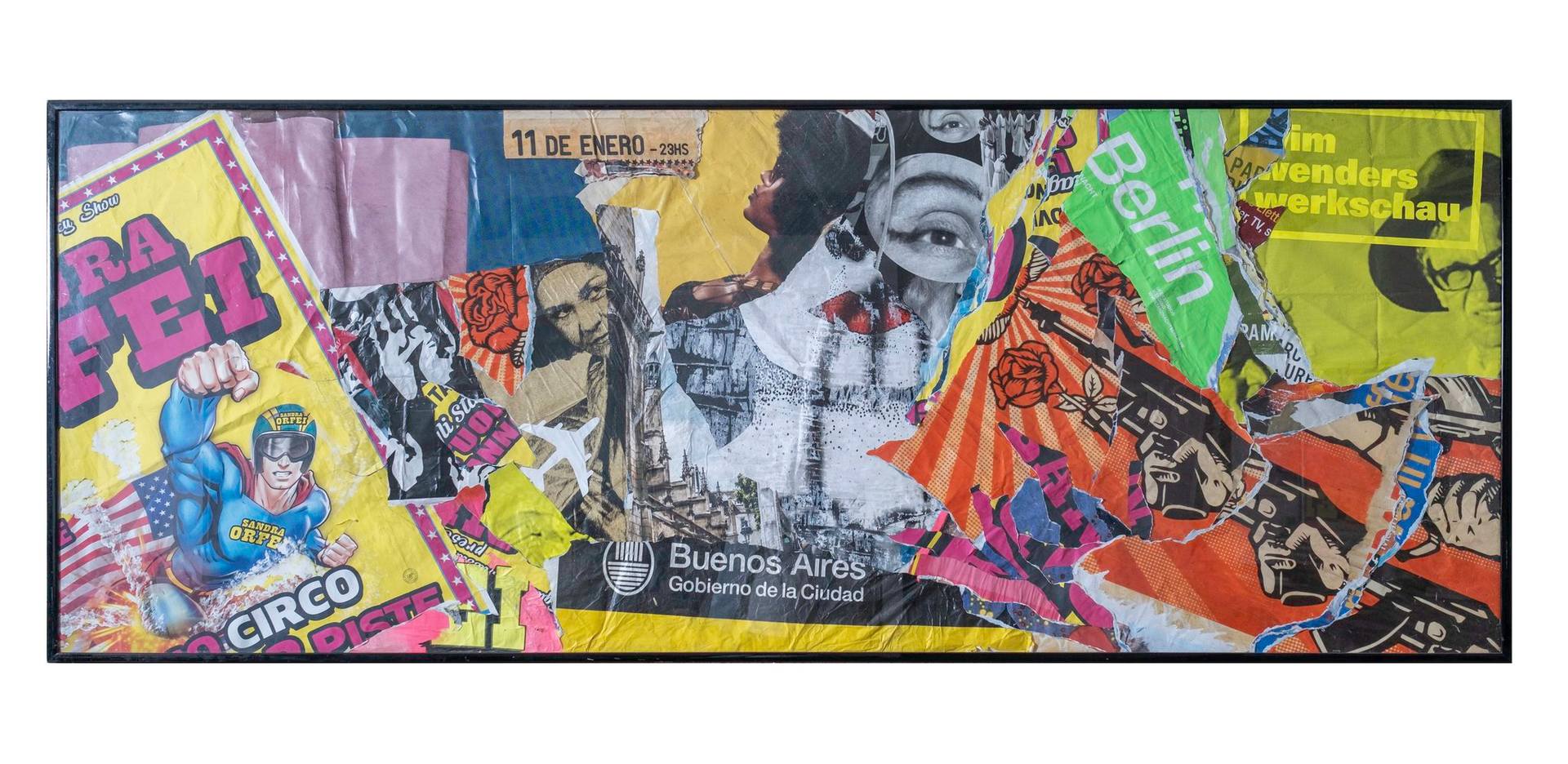 Arazzo CXXXO Collage by Michel Oz | Saatchi Art