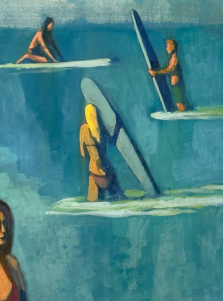 Original Contemporary Beach Painting by Robert Williamson