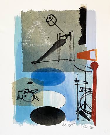 Print of Music Collage by Robert Williamson