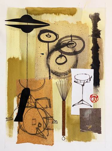 Print of Music Collage by Robert Williamson