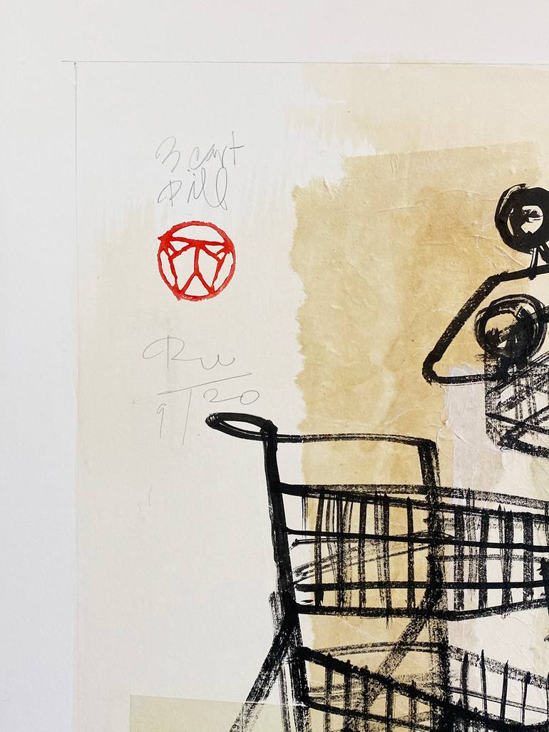 Original Abstract Graffiti Painting by Robert Williamson