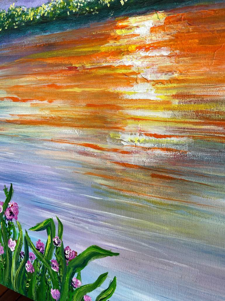 Original Conceptual Landscape Painting by Mallika Seth