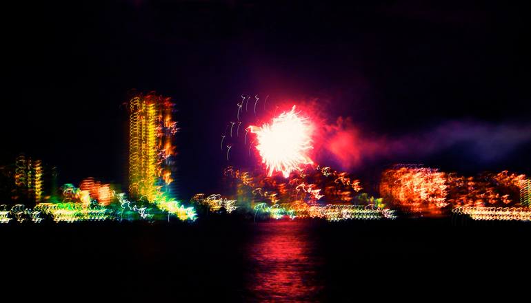 Original Landscape Photography by Giovanni Aponte | Other Art on Other | MIAMI 4TH OF JULY AD 2000