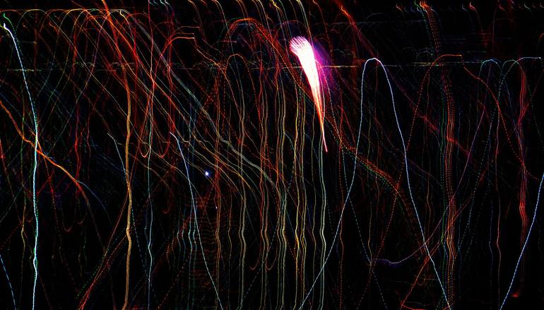 Original Abstract Photography by Giovanni Aponte | Other Art on Other | MIAMI 4TH OF JULY AD 2000 ABSTRACTION 1