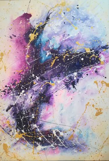 Original Abstract Expressionism Abstract Paintings by Cirtha Krause