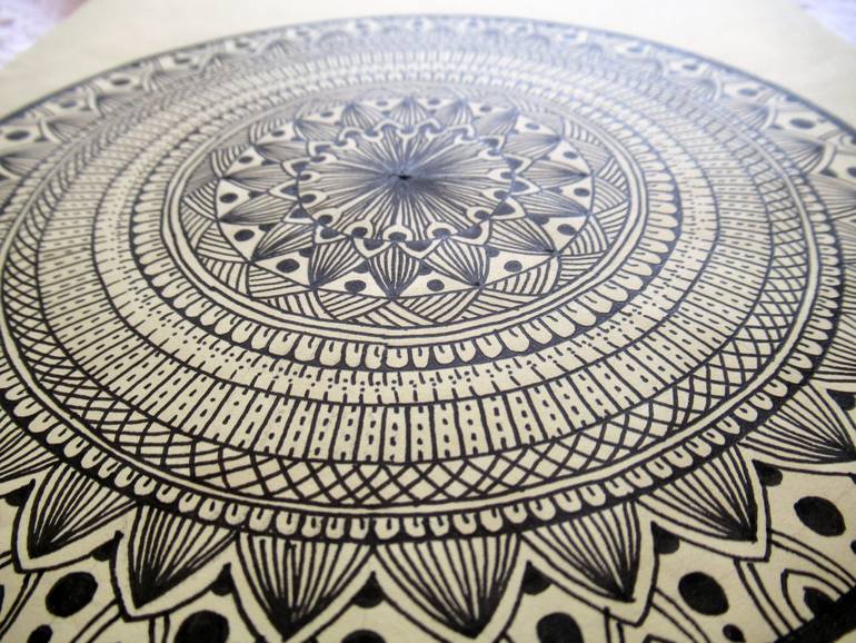 Original Abstract Geometric Drawing by Neena Shanbhag