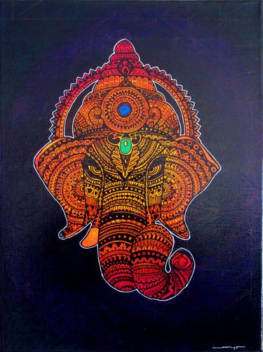 Abstract Geometric / Art of Mandala / Modern Art / Ganesha thumb