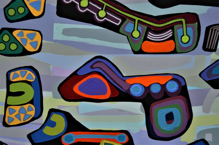 Original Abstract Expressionism Abstract Painting by Brian Lockett