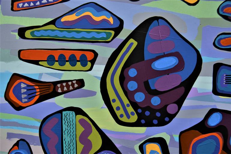 Original Abstract Expressionism Abstract Painting by Brian Lockett