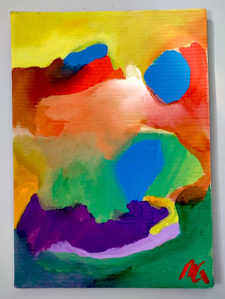 Original Abstract Painting by Mark Gisbourne