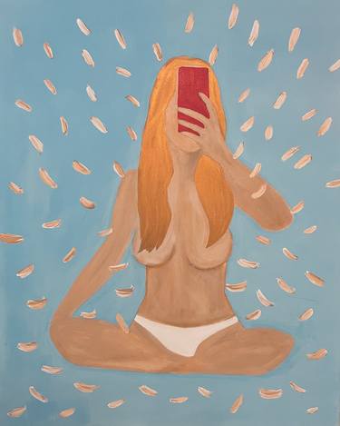 Print of Modern Nude Paintings by Karoline Pante