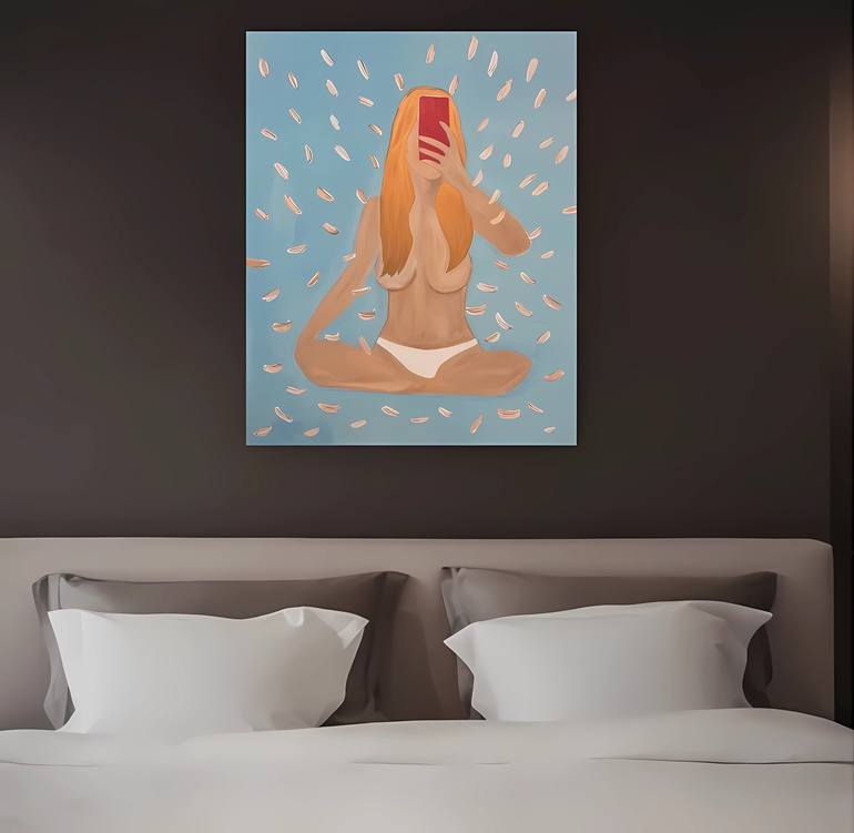Original Contemporary Nude Painting by Karoline Pante