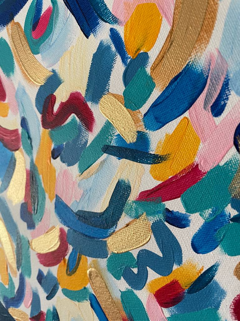 Original Art Deco Abstract Painting by Karoline Pante