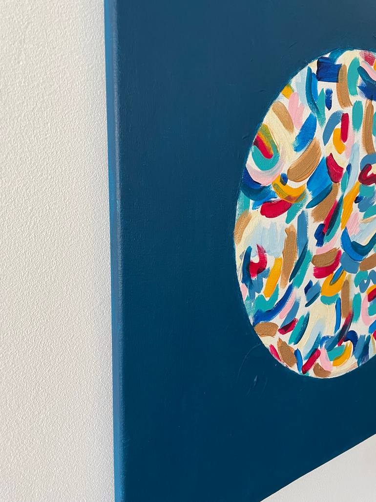 Original Art Deco Abstract Painting by Karoline Pante