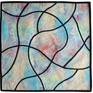 Stained Glass Mosaic #6 rotated 45 degrees.