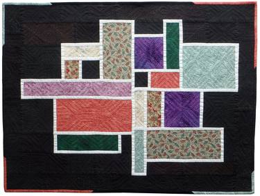 Original Geometric Abstract Mixed Media by Jean Judd