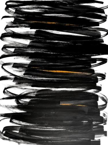 Original play Abstract Drawing by Francoise Danthine