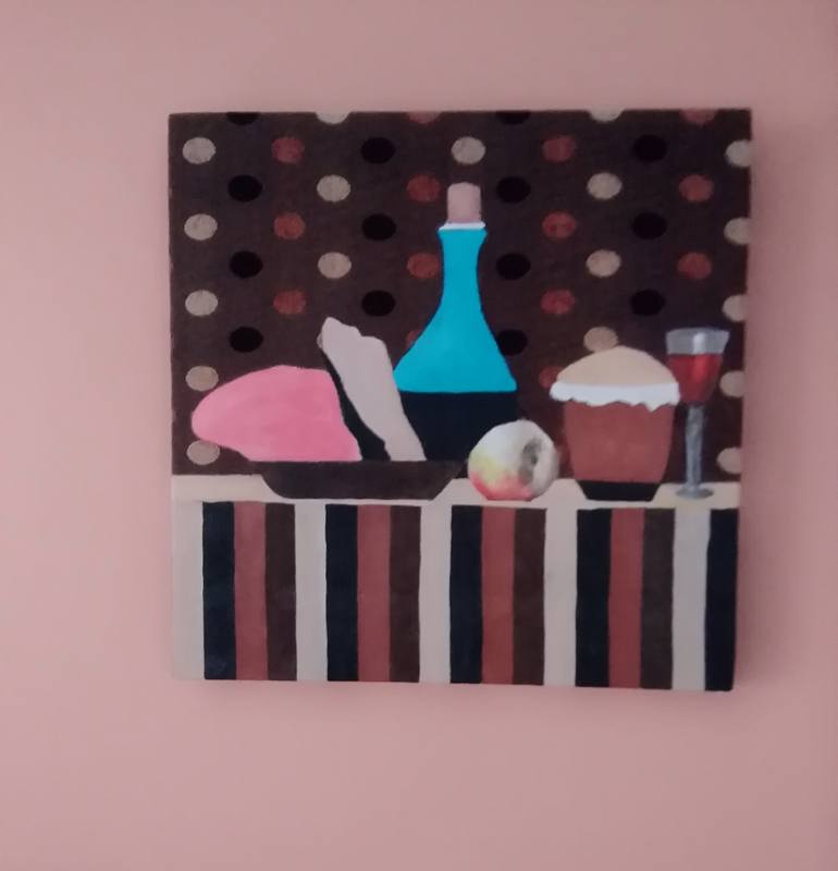 Original Conceptual Still Life Mixed Media by Janet Payne