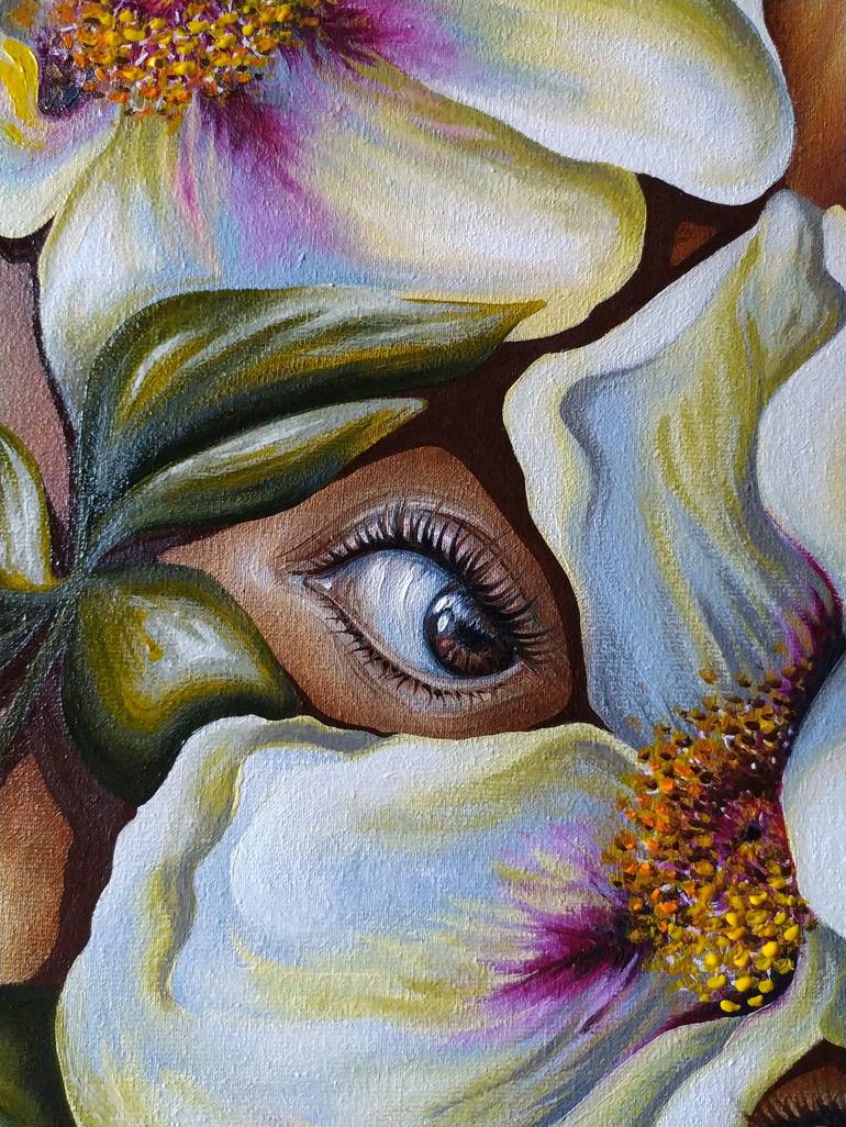 Original Surrealism Erotic Painting by Anna Shabalova