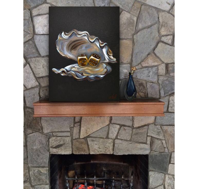 Original Art Deco Still Life Painting by Anna Shabalova