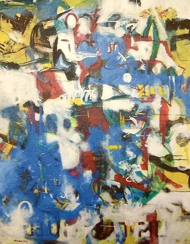 Original Abstract Comics Paintings by Max Mcwhorter