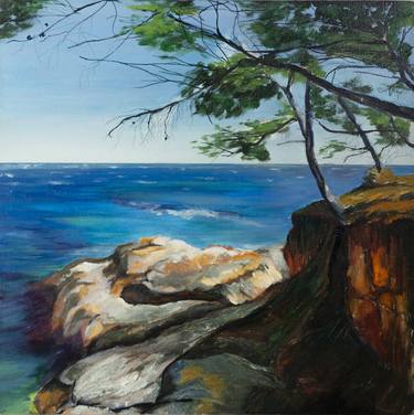 Original Impressionism Seascape Paintings by Aida Font