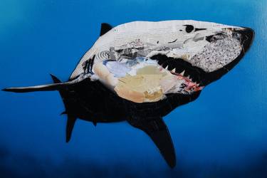Original Street Art Animal Mixed Media by Chris Swain