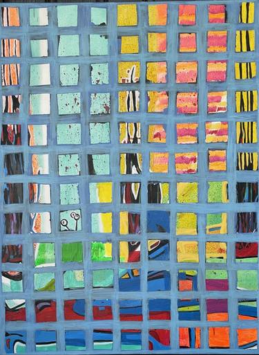 Original Abstract Painting by Bartolome Oliver-Ponsell
