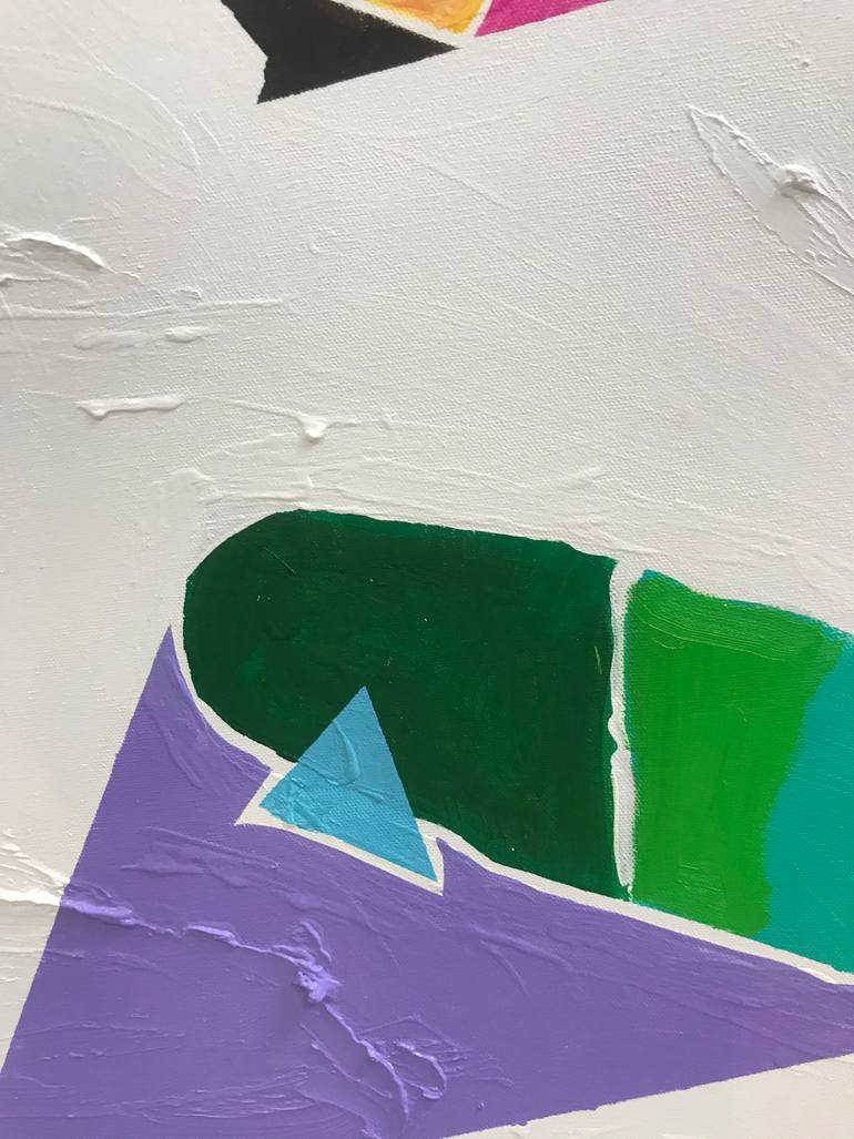 Original Abstract Expressionism Abstract Painting by Bartolome Oliver-Ponsell