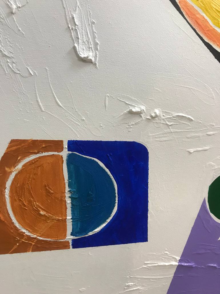 Original Abstract Expressionism Abstract Painting by Bartolome Oliver-Ponsell