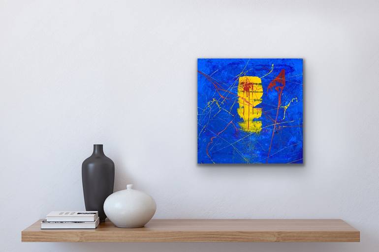 Original Abstract Painting by Bartolome Oliver-Ponsell