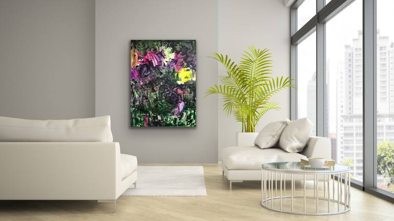Original Abstract Painting by Ted Wongt