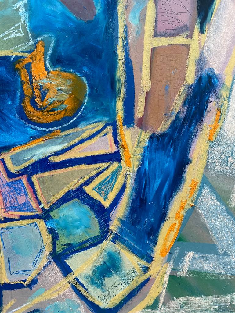 Original Expressionism Abstract Painting by Bridget James