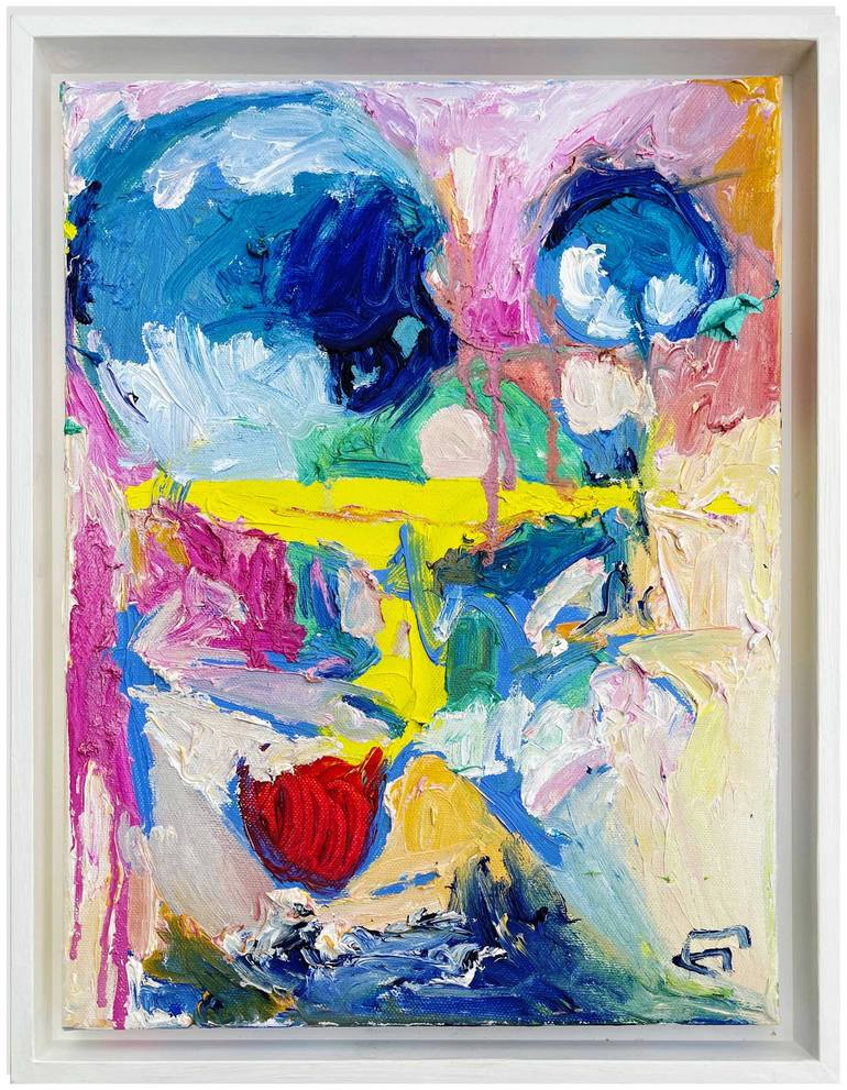Original Abstract Expressionism Abstract Painting by Inga Pernes