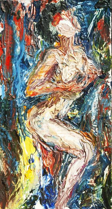 Original Expressionism Nude Paintings by Inga Pernes