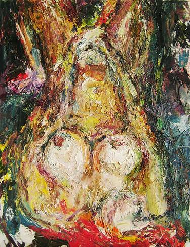 Print of Abstract Nude Paintings by Inga Pernes