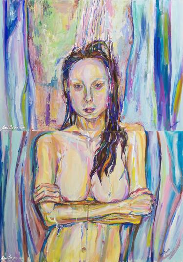 Original Conceptual Nude Paintings by Inga Pernes